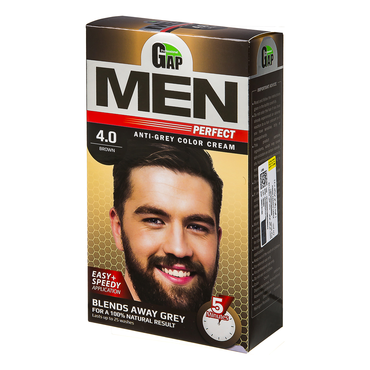 کیت رنگ مو مردانه شماره 4.0 گپ