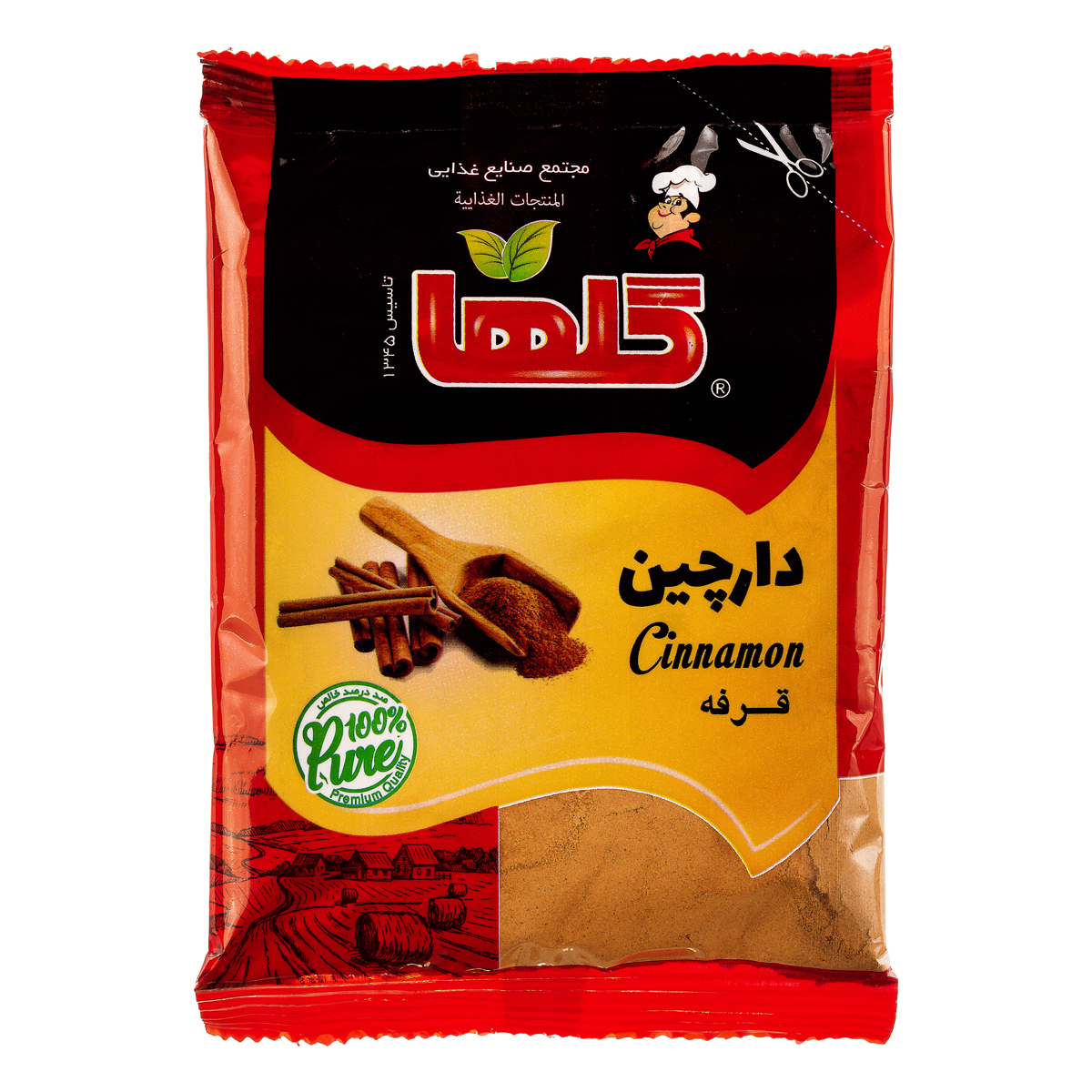 دارچین 85 گرمی گلها