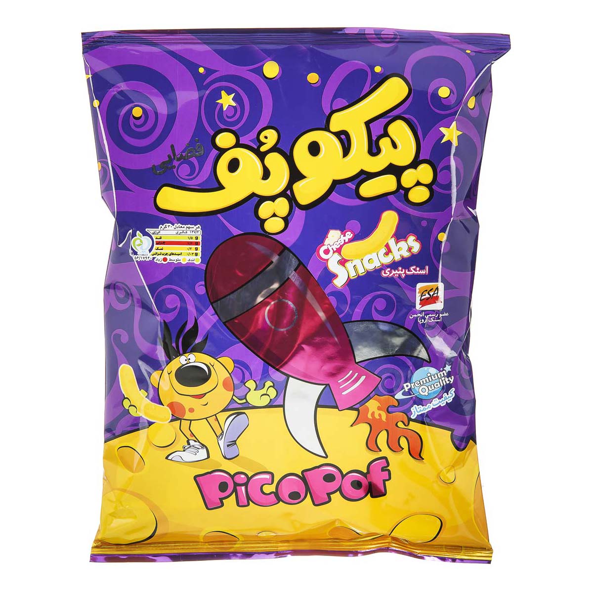 اسنک پنیری 80 گرمی پیکوپف