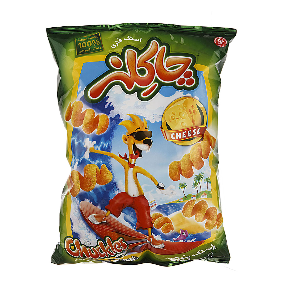 اسنک پنیری فنری 140 گرمی چاکلز
