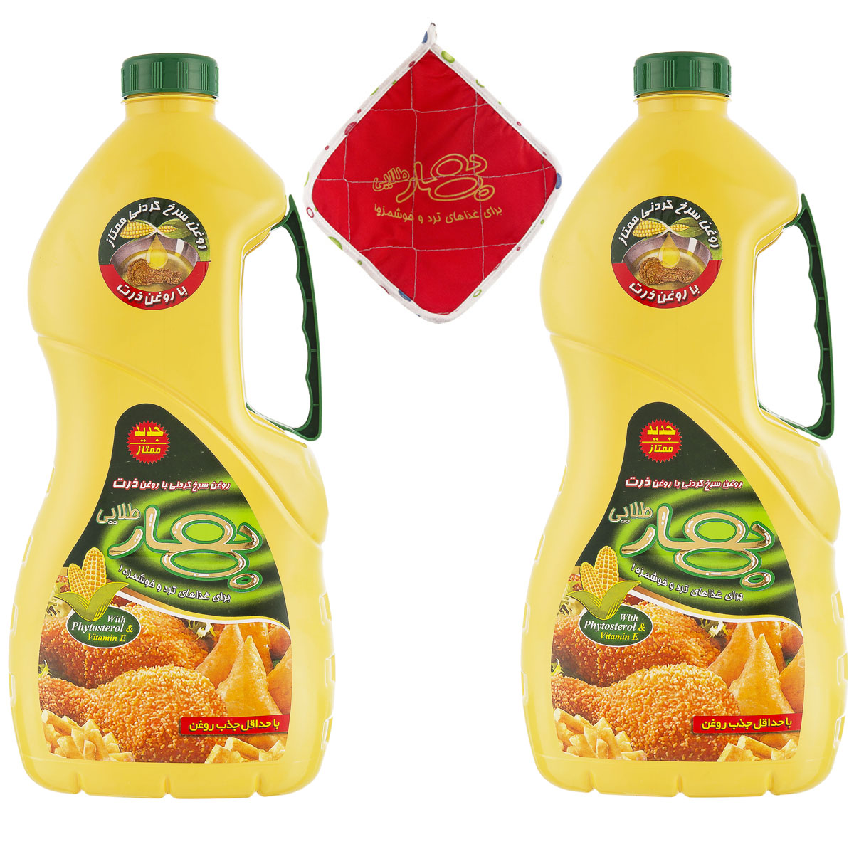 روغن ذرت سرخ کردنی (همراه با دستگیره) 1620 گرمی بهار