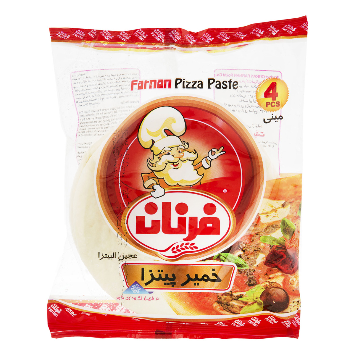 خمیر پیتزا مینی 270 گرمی فرنان