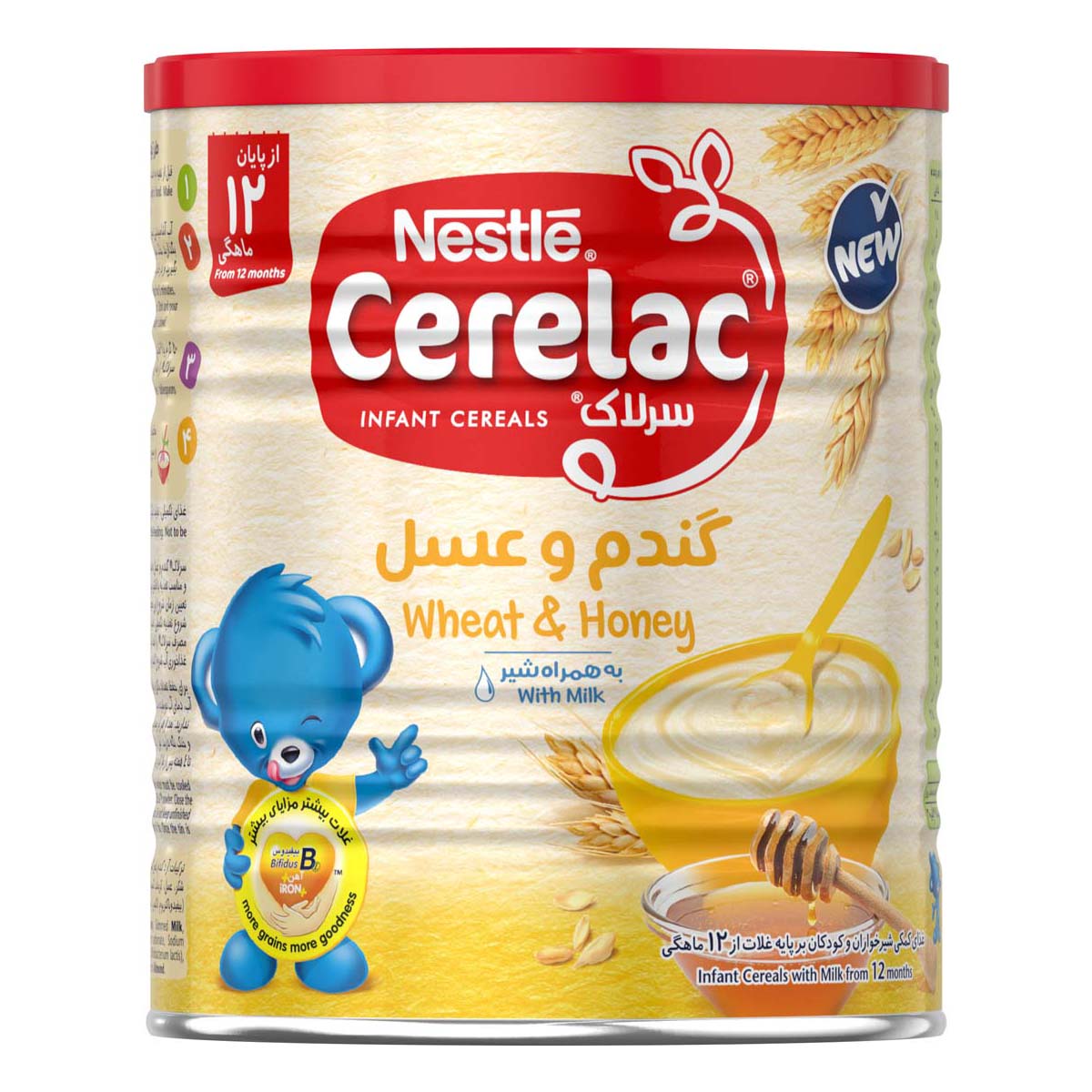 سرلاک گندم و عسل 400 گرمی نستله