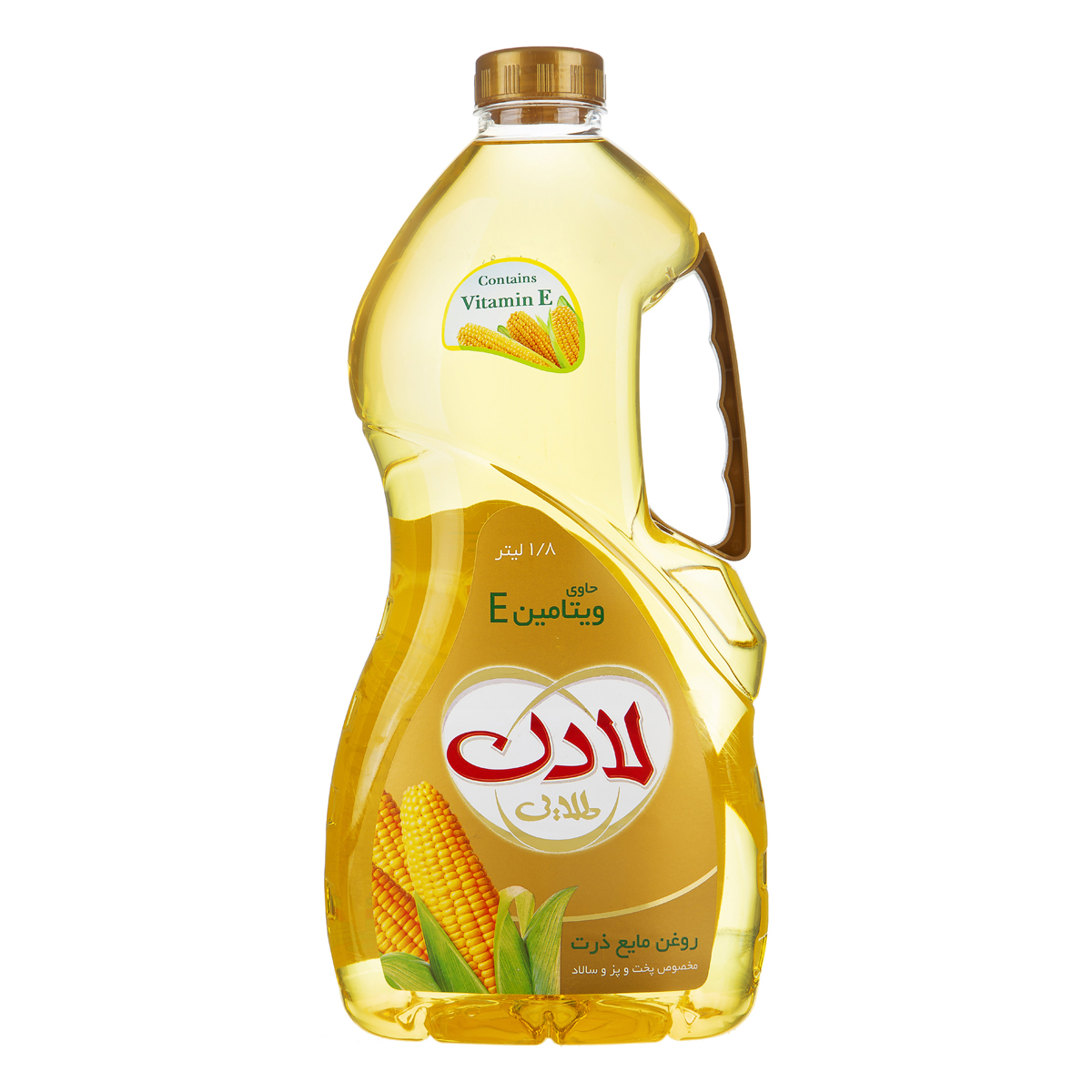 روغن مایع ذرت 1.8 لیتری لادن‌طلایی