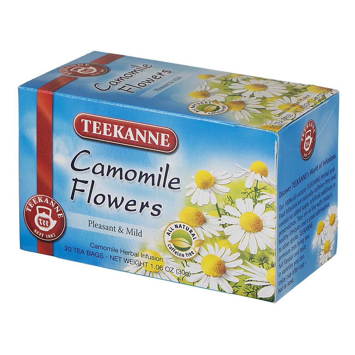 دمنوش گیاهی کیسه‌ای بابونه 20 عددی تی‌کانه