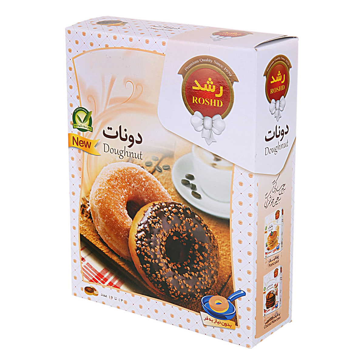 پودر نیمه آماده دونات 300 گرمی رشد