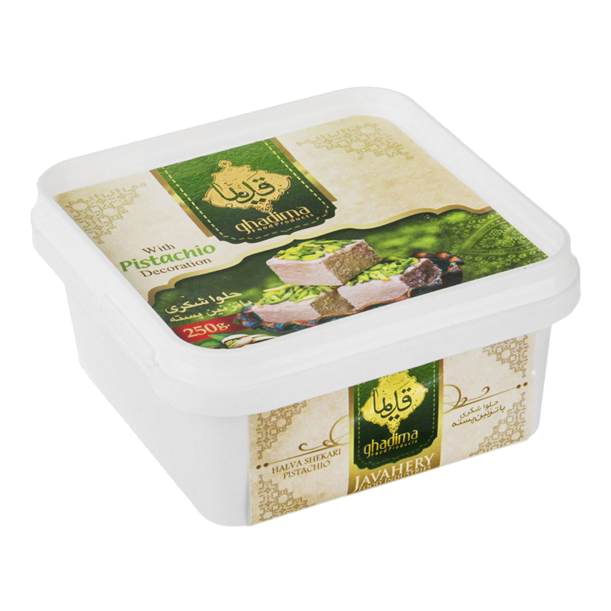 حلوا شکری پسته‌ای 250 گرمی قدیما