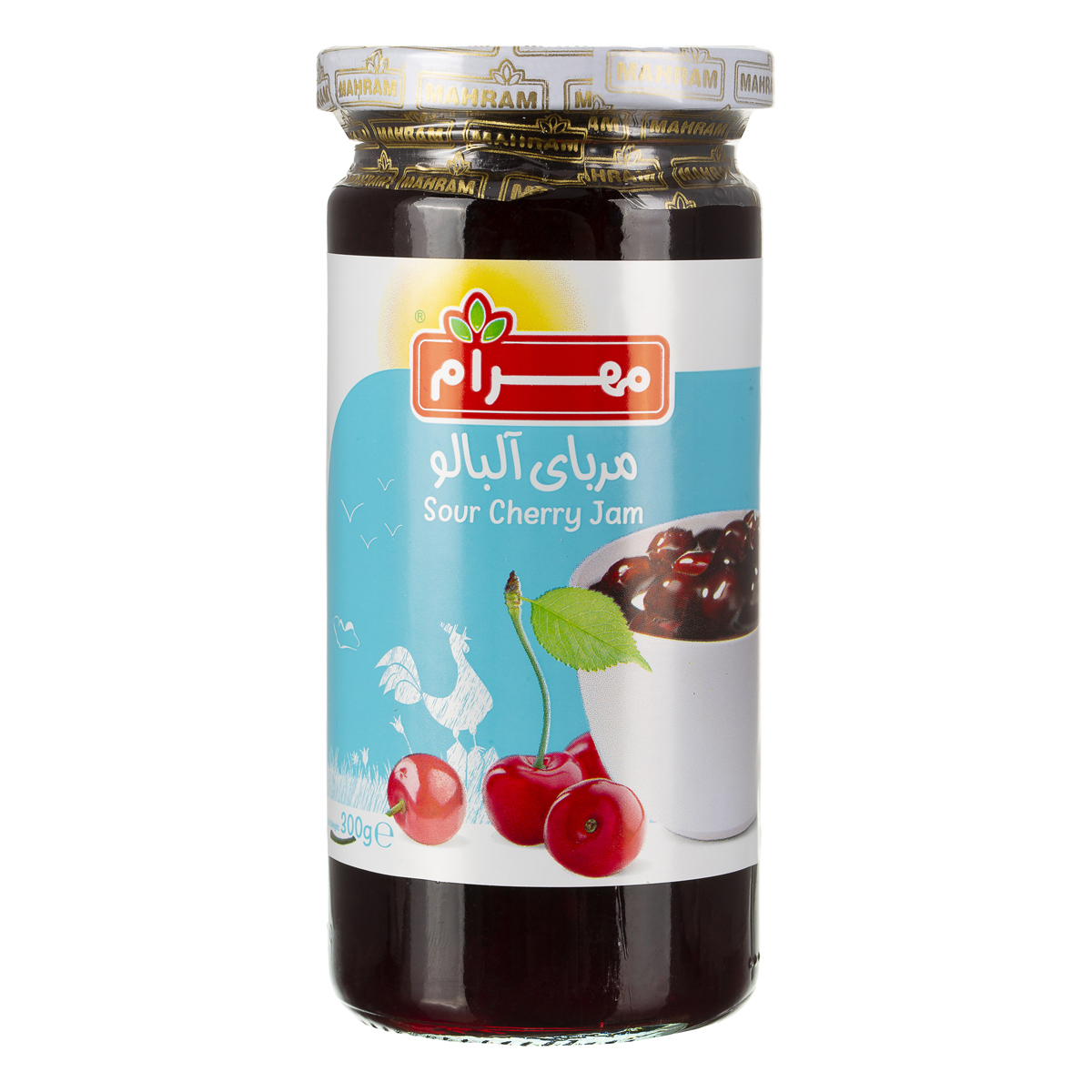 مربا آلبالو 300 گرمی مهرام