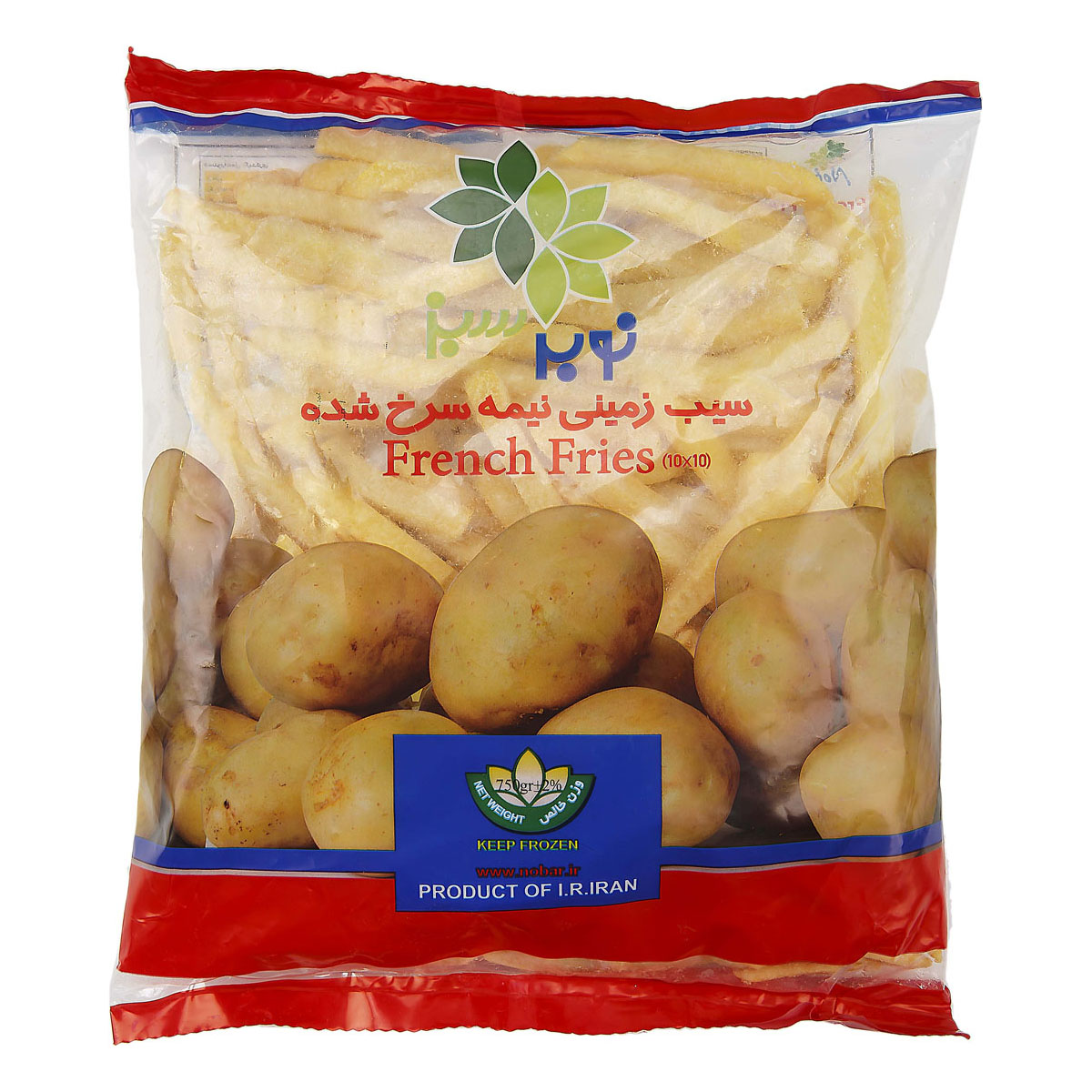 خلال سیب زمینی 750 گرمی نوبرسبز