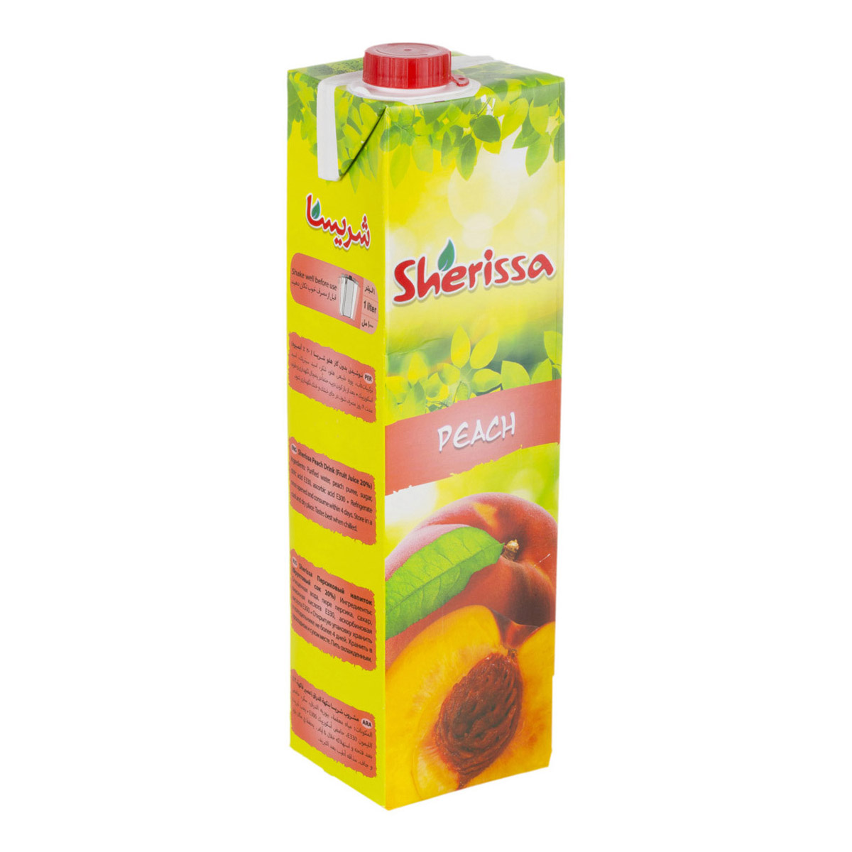 نوشیدنی هلو 1 لیتری شریسا