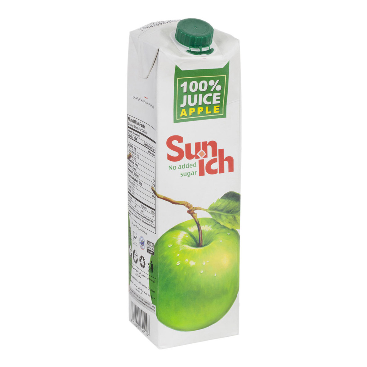 آبمیوه سیب 1 لیتری سن‌ایچ