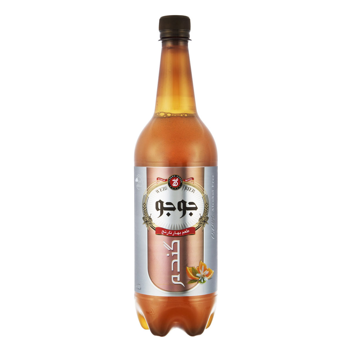 نوشیدنی مالت جو و گندم با طعم بهار نارنج 1 لیتری جوجو
