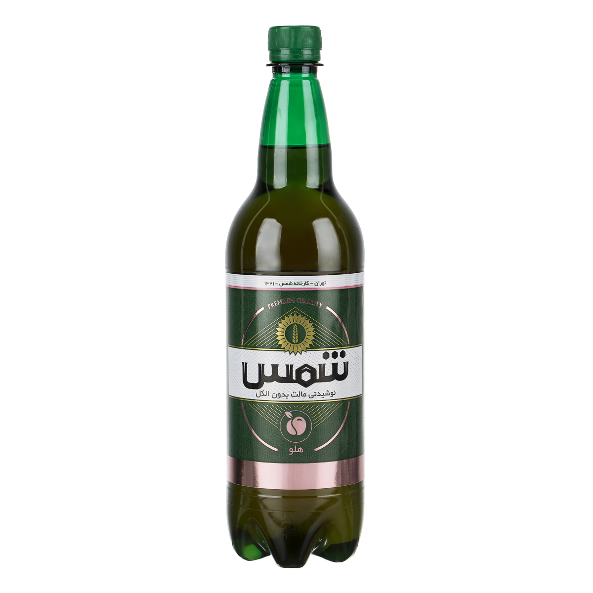 نوشیدنی مالت گازدار با طعم هلو 1000 میلی لیتری شمس