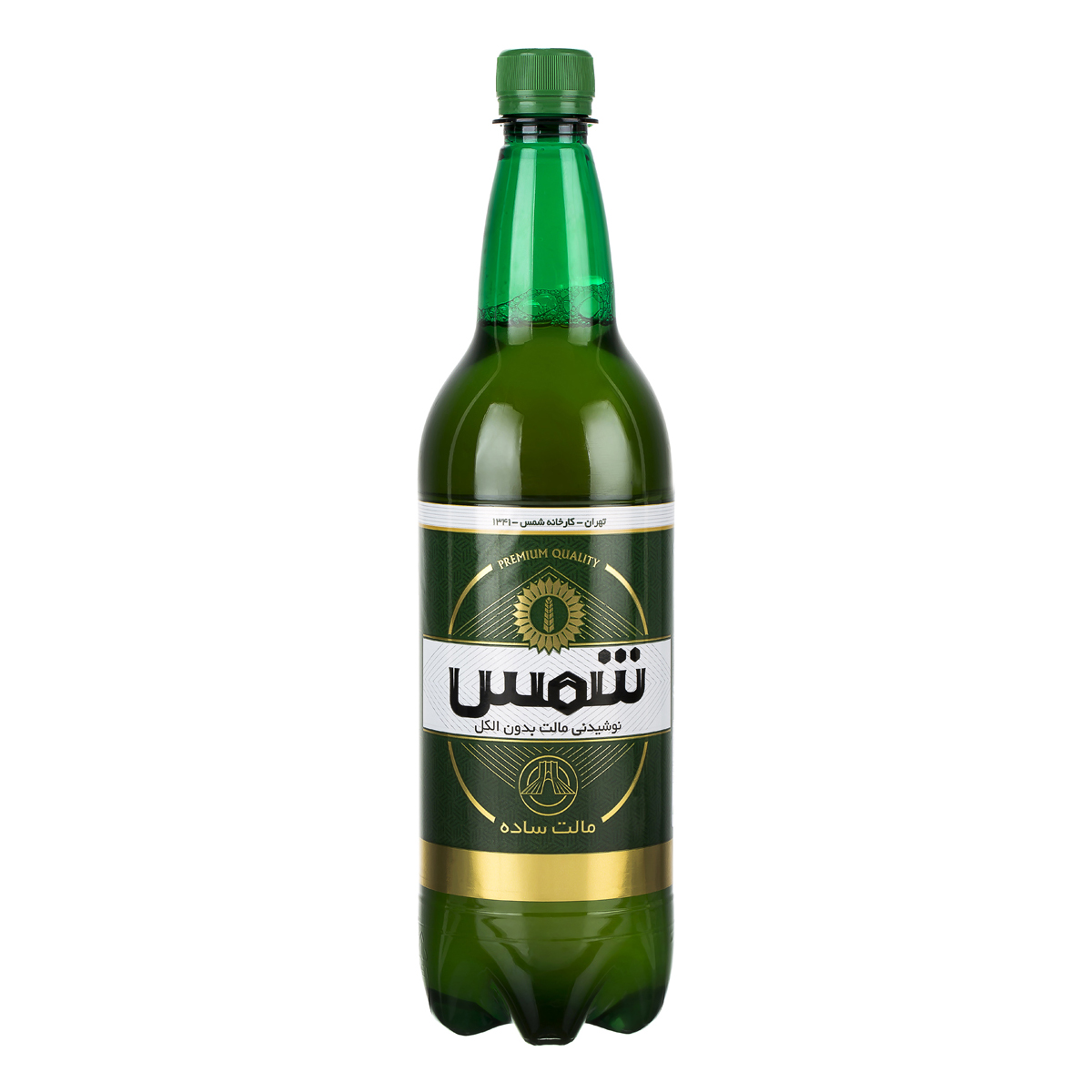 نوشیدنی مالت گازدار ساده 1000 میلی لیتری شمس