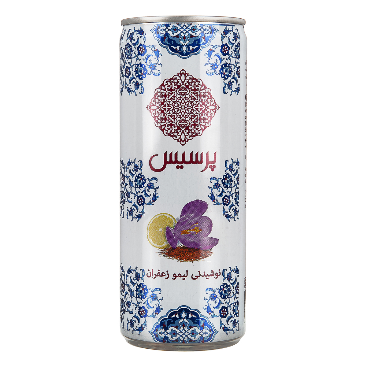 نوشیدنی لیمو زعفران 240 میلی لیتری پرسیس