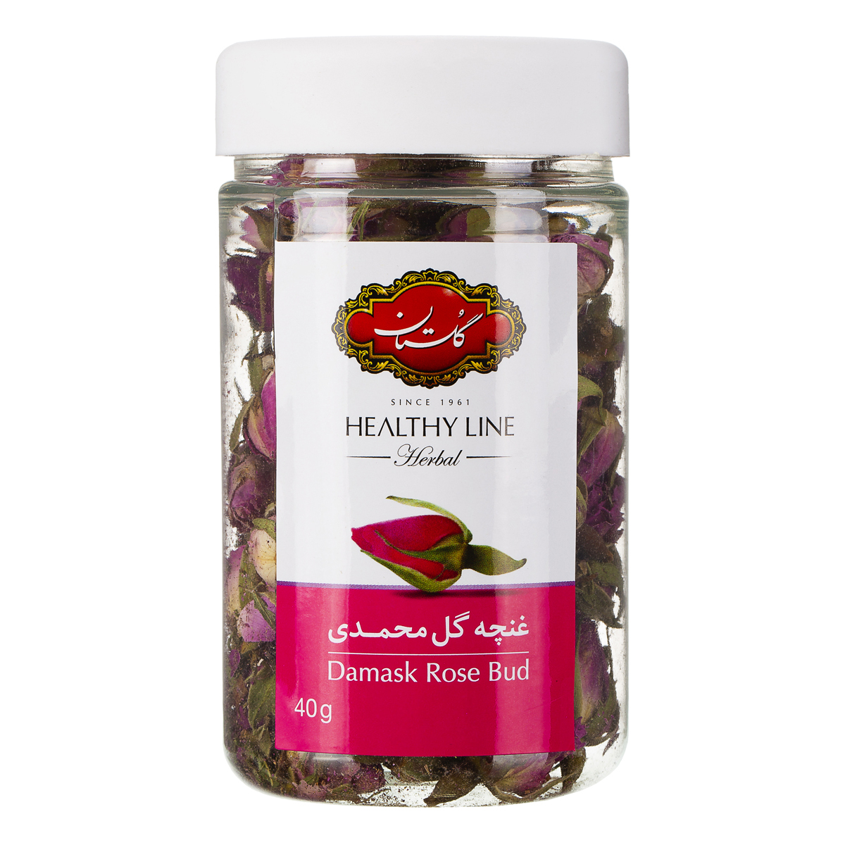 دمنوش عنچه گل محمدی 40 گرمی گلستان