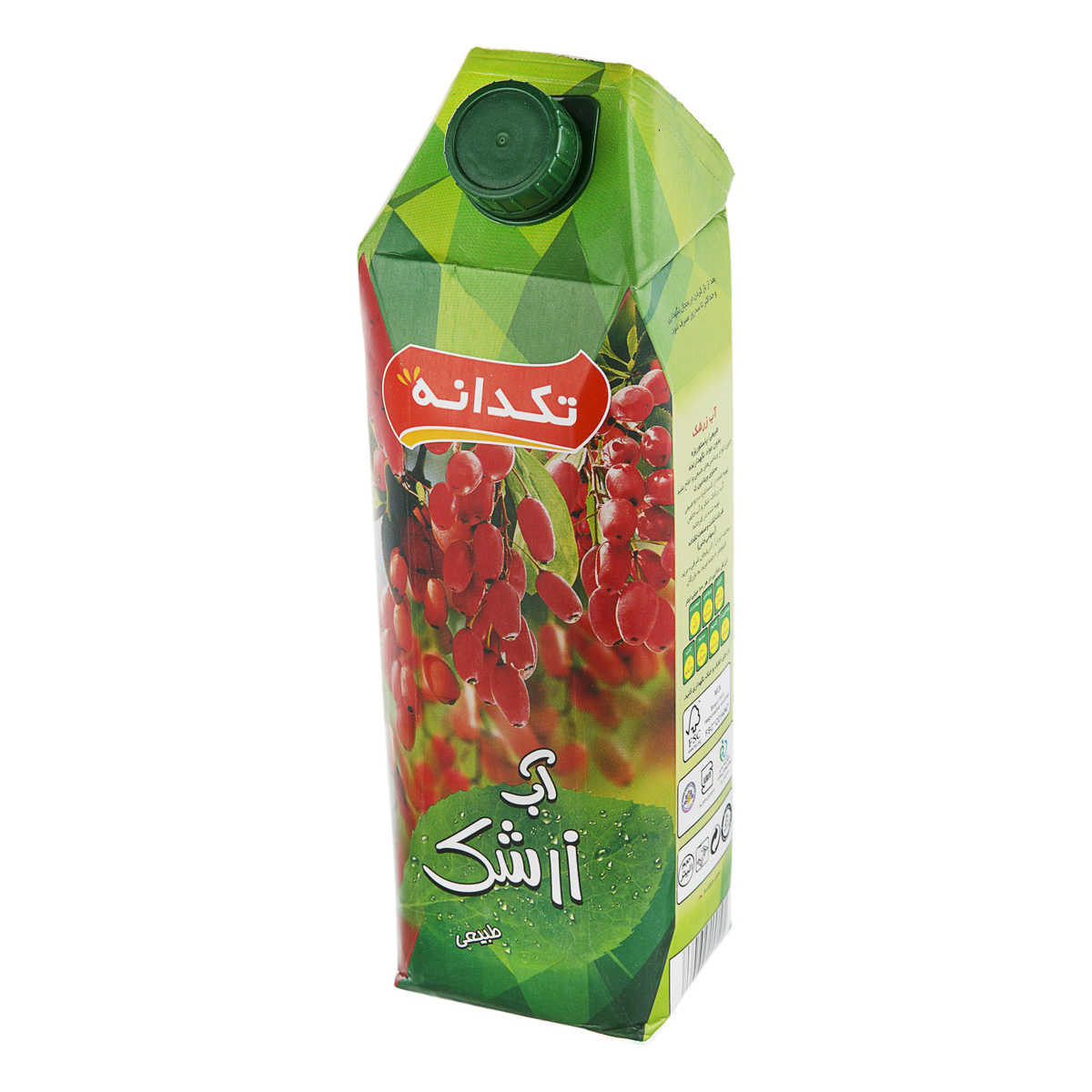 آب زرشک 1 لیتری تکدانه