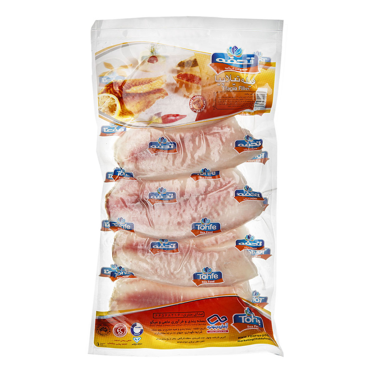 فیله ماهی تیلاپیا 600 گرمی تحفه