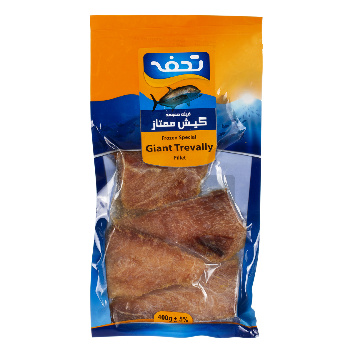 فیله ماهی گیش ممتاز منجمد 400 گرمی تحفه