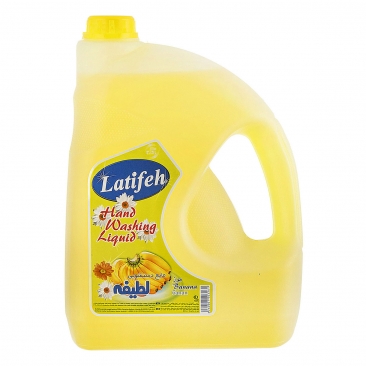 لطیفه مایع دستشویی با رایحه موز 3.8 کیلو گرمی