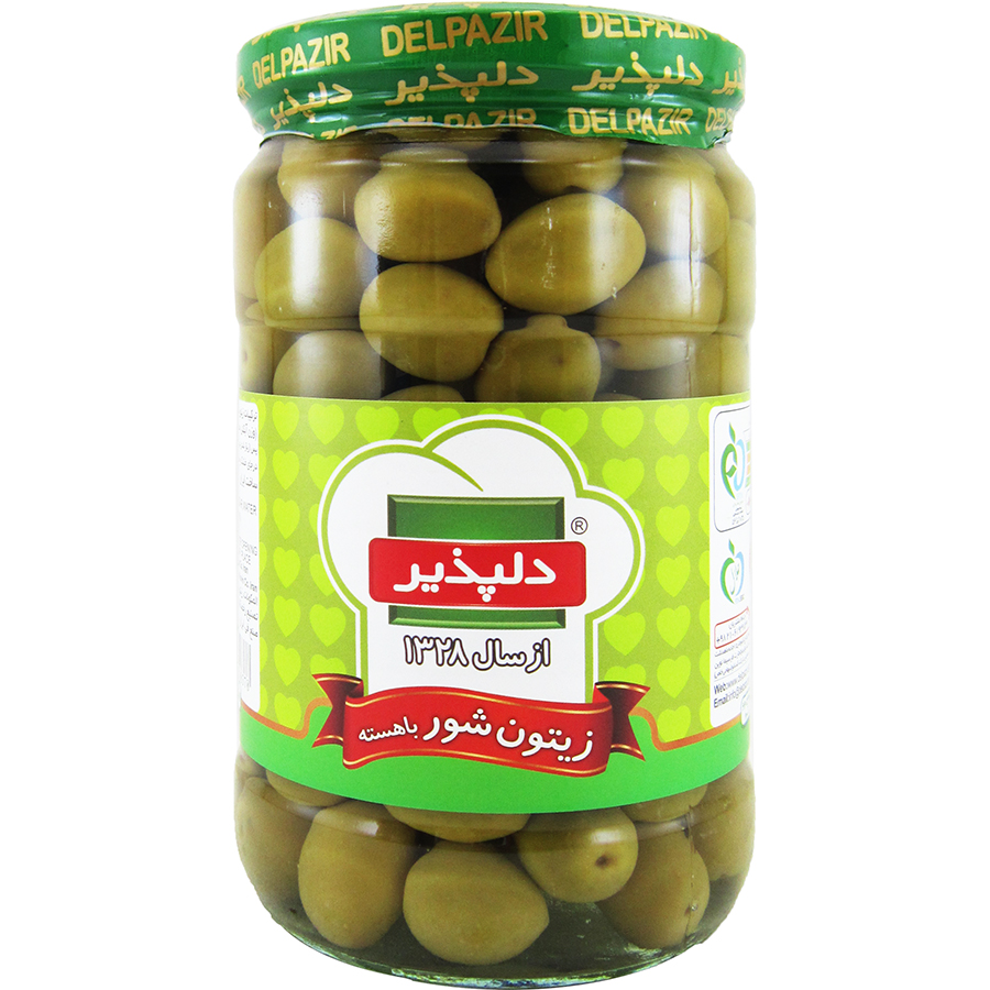 زیتون شور با هسته دلپذیر 660 گرمی